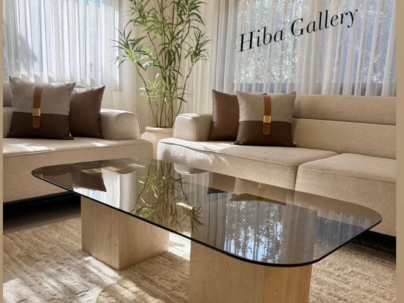 חלל התצוגה של Hiba Gallery